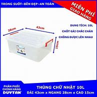 Thùng Chữ Nhật Duy Tân 10L